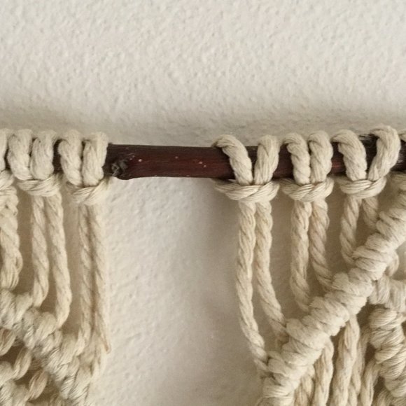 Handmade Vine Macrame Wall Hanging Tapestry - Picture 4 of 4